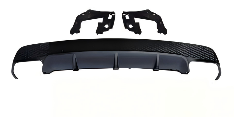 Anyu Auto Body Kits CLA45 Rear Diffuser Black For AMG BENZ CLA CLASS W117 2013-2018