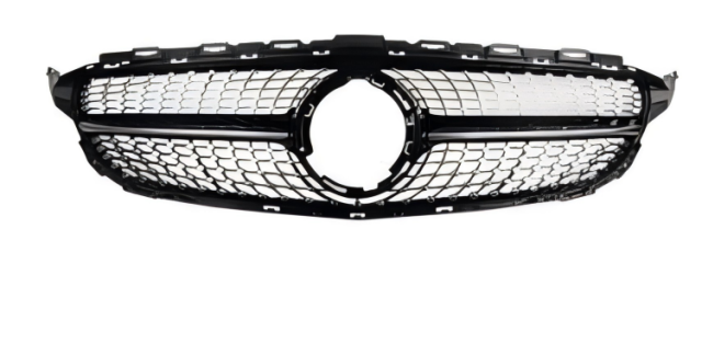 Anyu Auto Body Kits Diamond Grille Black For AMG BENZ C CLASS W205 C205 2015+
