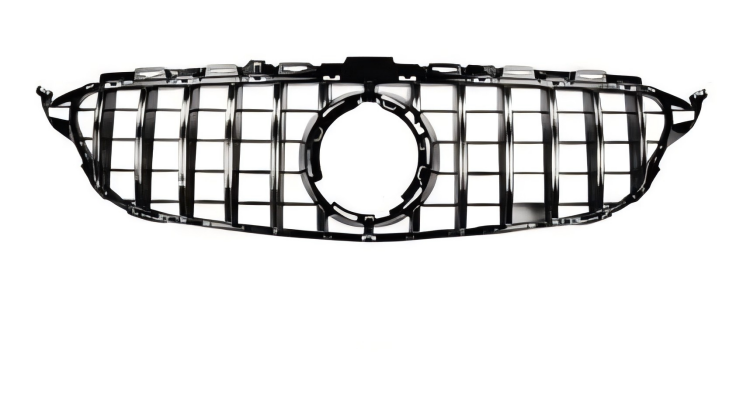 Anyu Auto Body Kits GT Grille Silver For AMG BENZ C CLASS W205 C205 2015+