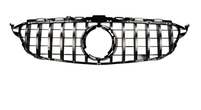 Anyu Auto Body Kits GT Grille Silver For AMG BENZ C CLASS W205 C205 2015+