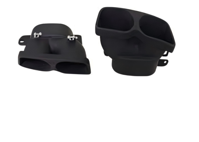 Anyu Auto Body Kits Brabus Tail  Pipe Black For BENZ C CLASS W205 C205 2015+