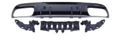 Anyu Auto Body Kits C63 Rear Diffuser For AMG Sedan Black BENZ C CLASS W205 C205 2015+