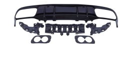 Anyu Auto Body Kits C43 Coupe Rear Diffuser For AMG Coupe Black BENZ C CLASS W205 C205 2015+