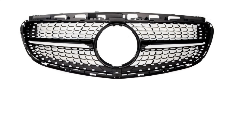 Anyu Auto Body Kits Diamond Grille Black For AMG BENZ E CLASS W212 2014-2016