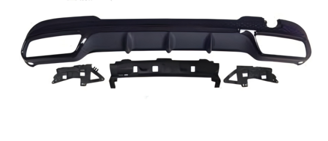 Anyu Auto Body Kits E63 Rear Diffuser Black For AMG BENZ E CLASS W212 2014-2016