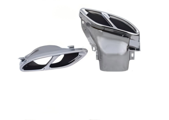 Anyu Auto Body Kits E43 Tail Pipe Silver For BENZ E CLASS W212 2014-2016