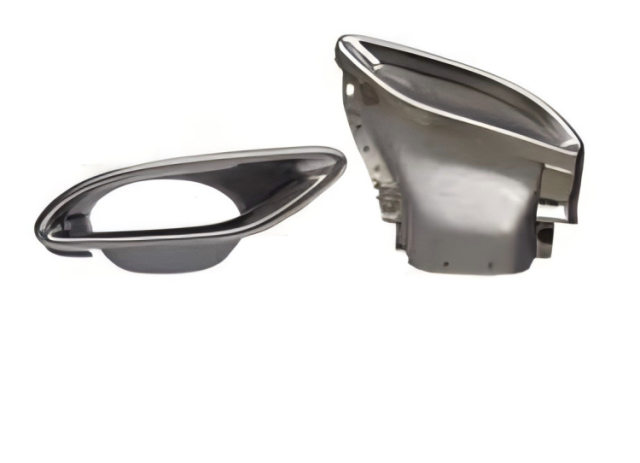 Anyu Auto Body Kits E300 Tail Pipe Silver For BENZ E CLASS W212 2014-2016