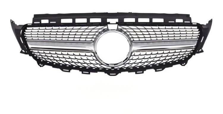 Anyu Auto Body Kits Diamond Grille Silver For AMG BENZ E CLASS W213 2017+