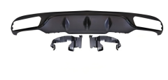 Anyu Auto Body Kits E63 Rear Diffuser Black For Normal BENZ E CLASS W213 2017+