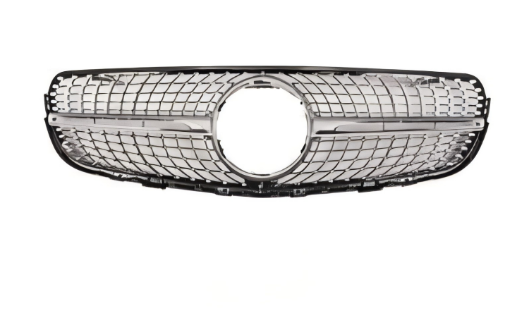 Anyu Auto Body Kits Diamond Grille Silver For AMG BENZ GLC CLASS X253 C253 2016+