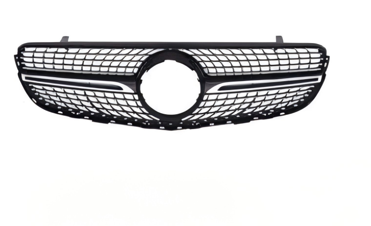 Anyu Auto Body Kits Diamond Grille Black For AMG BENZ GLC CLASS X253 C253 2016+