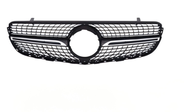 Anyu Auto Body Kits Diamond Grille Black For AMG BENZ GLC CLASS X253 C253 2016+