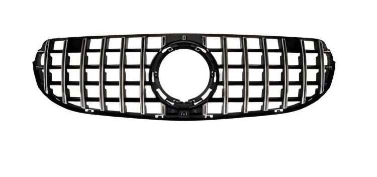 Anyu Auto Body Kits GT Grille Silver For Normal BENZ GLC CLASS X253 C253 2019+