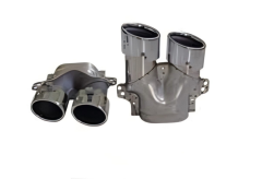 Anyu Auto Body Kits GLC43 Tail Pipe Silver For BENZ GLC CLASS X253 C253 2019+