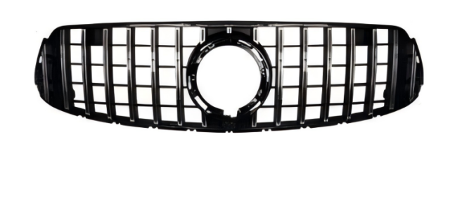 Anyu Auto Body Kits GT Grille Silver For AMG BENZ GLC CLASS X253 C253 2019+