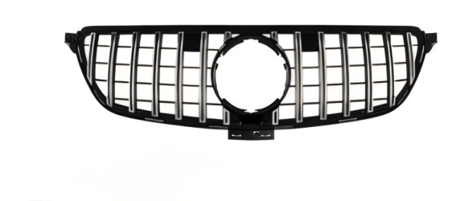 Anyu Auto Body Kits GLE63 GT Grille Silver For AMG BENZ GLE CLASS W166 X292 2015-2018