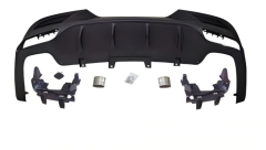 Anyu Auto Body Kits GLE63 Coupe Rear Diffuser Black For AMG Coupe BENZ GLE CLASS W166 X292 2015-2018