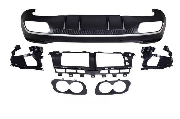 Anyu Auto Body Kits GLE53 Rear Diffuser Silver For AMG BENZ GLE CLASS X167 2019+