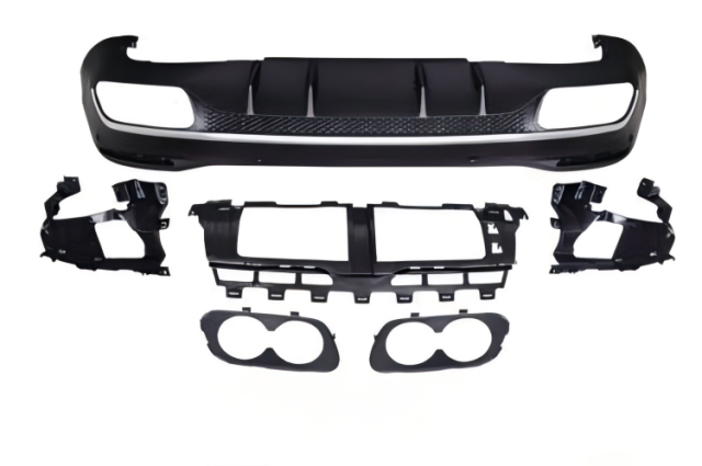 Anyu Auto Body Kits GLE53 Rear Diffuser Silver For AMG BENZ GLE CLASS X167 2019+