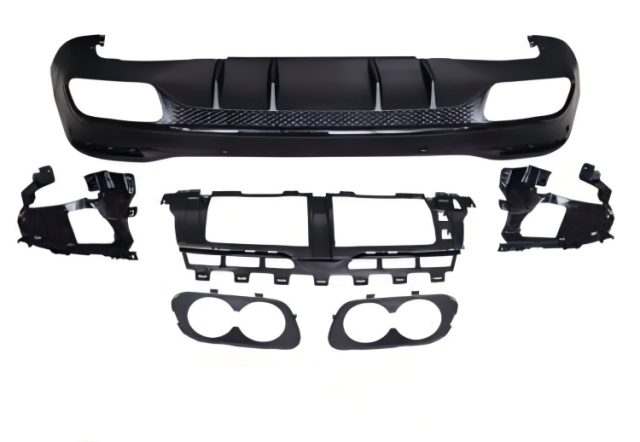Anyu Auto Body Kits GLE53 Rear Diffuser Black For AMG BENZ GLE CLASS X167 2019+