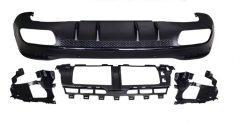 Anyu Auto Body Kits GLE63 Rear Diffuser Black For AMG BENZ GLE CLASS X167 2019+