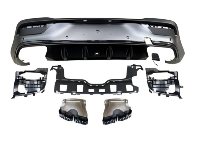 Anyu Auto Body Kits GLE63 Coupe Diffuser Black With Tips For BENZ GLE CLASS C167 2020+