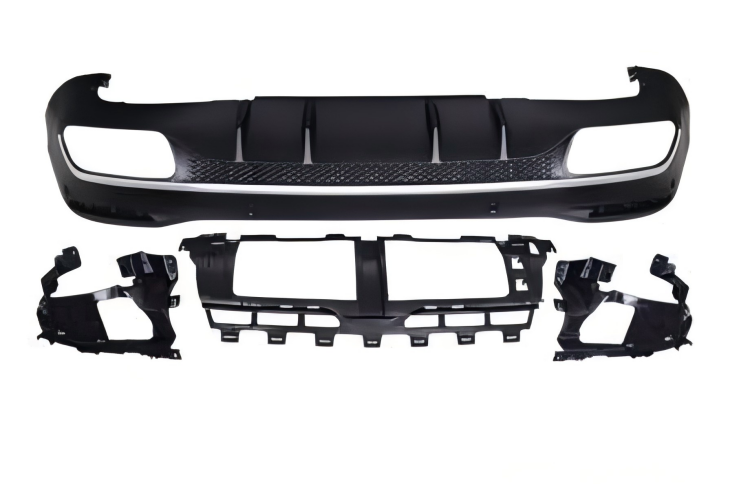 Anyu Auto Body Kits GLS63 Rear Diffuser Silver For AMG BENZ GLS CLASS X167 2019+