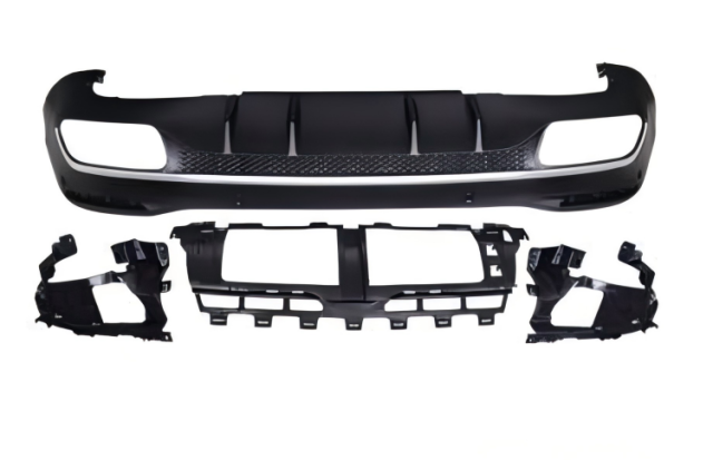 Anyu Auto Body Kits GLS63 Rear Diffuser Silver For AMG BENZ GLS CLASS X167 2019+