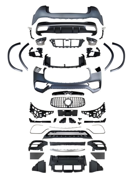 Anyu Auto Body Kits GLS63 AMG Body Kit For Normal BENZ GLS CLASS X167 2019+