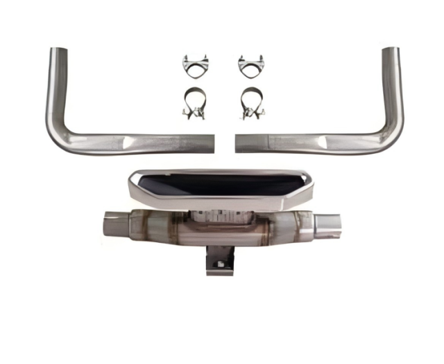 Anyu Auto Body Kits Si Tail Pipe Silver For HONDA CIVIC 2016+