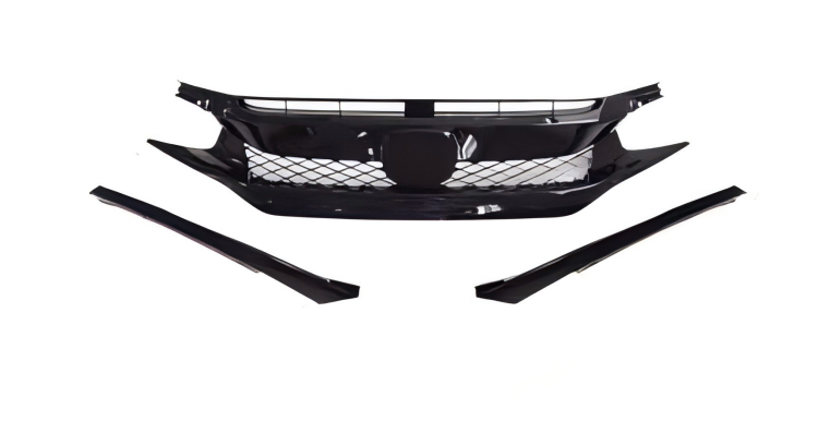Anyu Auto Body Kits Type-R Grille With Eyelid For HONDA CIVIC 2016+