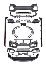 Anyu Auto Body Kits 20Type-R Carbon Look Body Kit For HONDA CIVIC 2016+