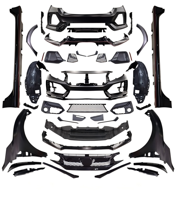 Anyu Auto Body Kits 20Type-R 1:1 Wide Body Kit For Hatchback HONDA CIVIC 2016+