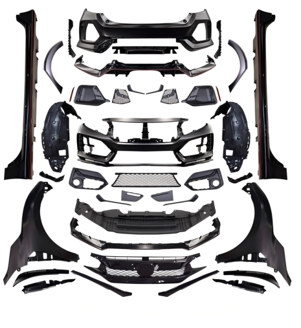 Anyu Auto Body Kits 20Type-R 1:1 Wide Body Kit For Hatchback HONDA CIVIC 2016+