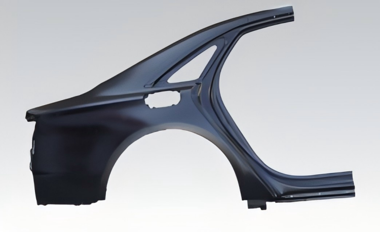 Anyu Auto Body Parts REAR FENDER（R） For 2010 Audi A8 OEM 4H4809844A