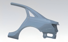 Anyu Auto Body Parts REAR FENDER（L） For 2020 Audi A4 OEM L8WD810075A