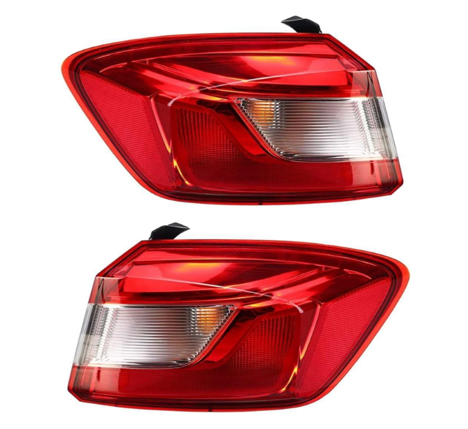 Anyu Auto Tail Light for Chevrolet Cruze 2016-2018 TailLight Rear Brake Light Stoplight Reversing Lamp Car Assembly 84078120 84078121