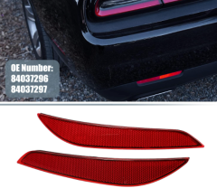 Anyu Auto Lamps Rear Bumper Reflector Light 84037296 84037297 for Chevrolet Cruze 2016-2019 Left Right Side Red 1 Pair