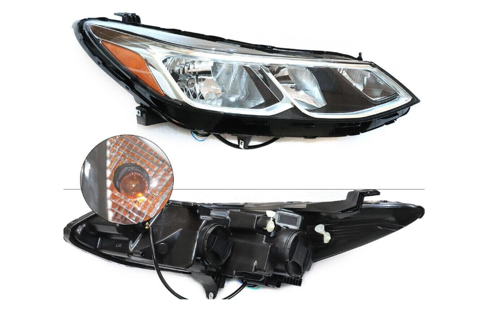 Halogen Headlights Fit For 2016-2019 Chevrolet Cruze Headlamps Assembly Front Headlight, OEM Part Number 84156517 84156518 84033353 84033354 GM2502428 GM2503428 (Passenger/Driver Side)