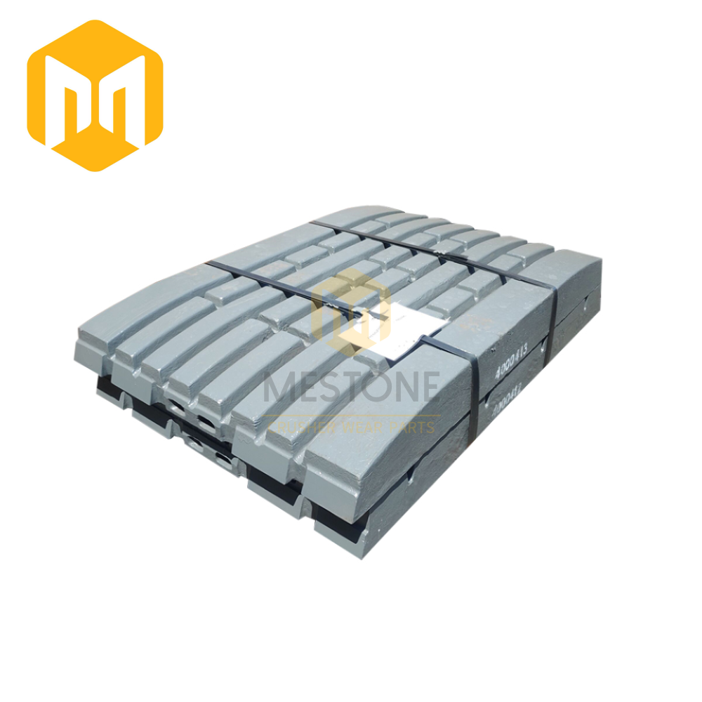 CJ412 Jaw Crusher Wear Parts High Quality Mn18Cr2 Fixed and Movable Tooth Plate Jaw Plate