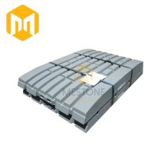 CJ412 Jaw Crusher Wear Parts Premium Quality Mn18Cr2 Fixed and Movable Tooth Plate Jaw Plate