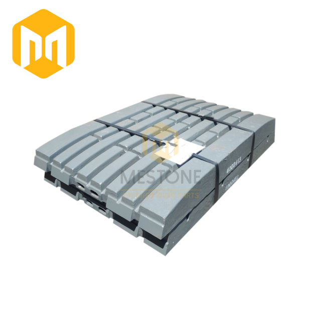 CJ412 Jaw Crusher Wear Parts Premium Quality Mn18Cr2 Fixed and Movable Tooth Plate Jaw Plate