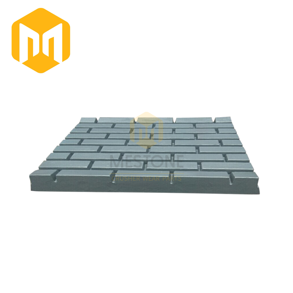 CJ412 Jaw Crusher Wear Parts High Quality Mn18Cr2 Fixed and Movable Tooth Plate Jaw Plate