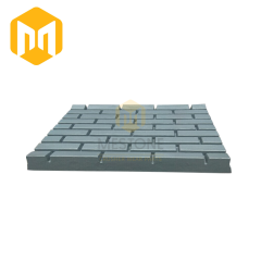 CJ412 Jaw Crusher Wear Parts High Quality Mn18Cr2 Fixed and Movable Tooth Plate Jaw Plate