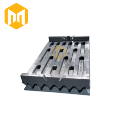 Factory Directly CJ Jaw Crusher Wear Parts High Quality Mn22Cr2 Fixed Stationary Tooth Plate Jaw Plate
