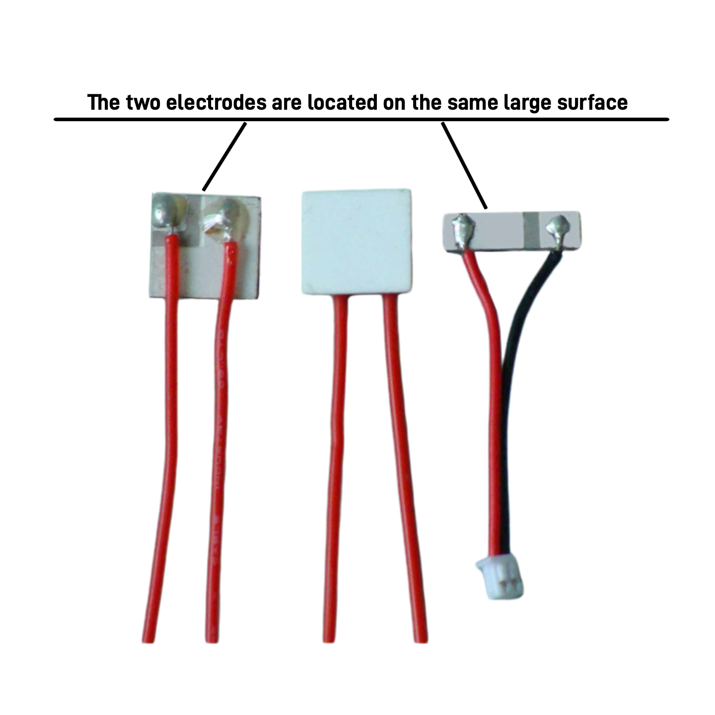 Single-surface lead wire type