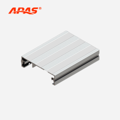 40x150 mm aluminum step profile with anti-slip surface for stair treads