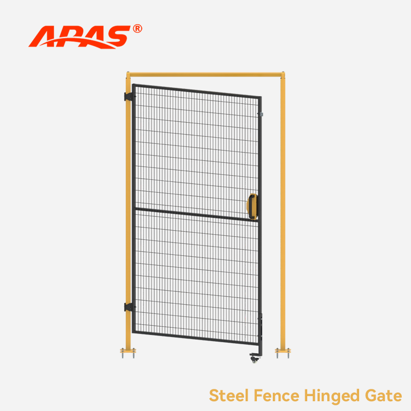 Steel Safety Fence Hinged Gate,Safety Steel Fence Highed Gate