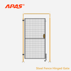 Steel Safety Fence Hinged Gate,Safety Steel Fence Highed Gate