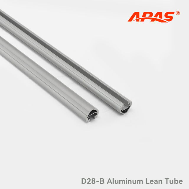 APAS-D28-B D28 Aluminum Lean Tube with Built-in Slot,APAS-D28-B D28 Aluminum Lean Tube with Built-in Slot